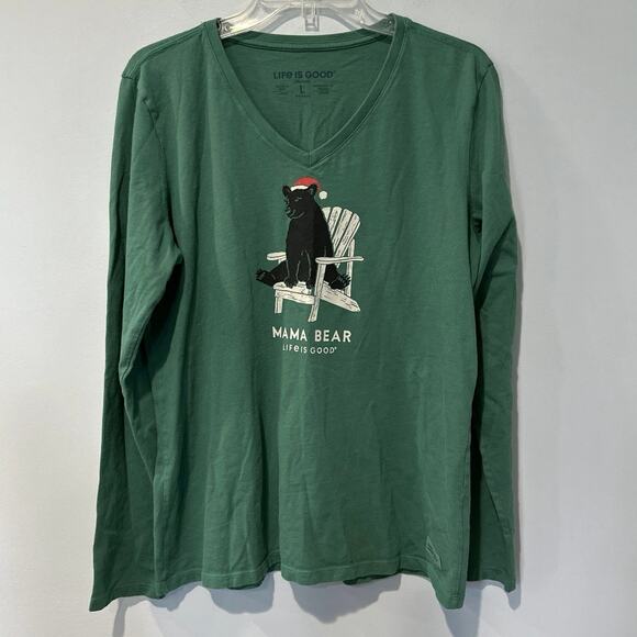 Life is Good Mama Bear Long Sleeve - Picture 1 of 5